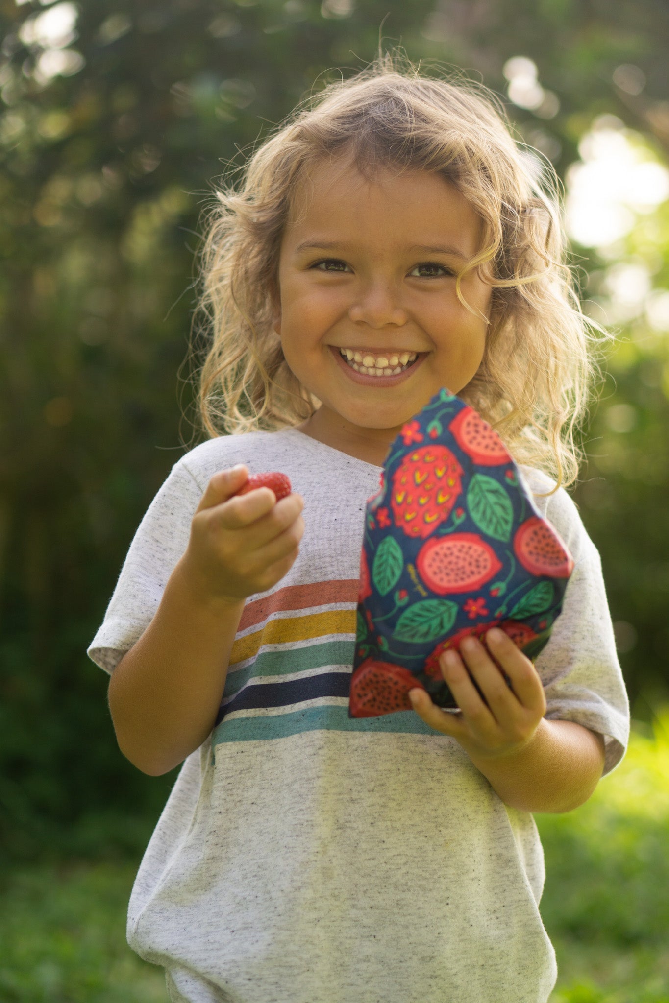 Beeswax Food Wrap - Dragonfruit Print