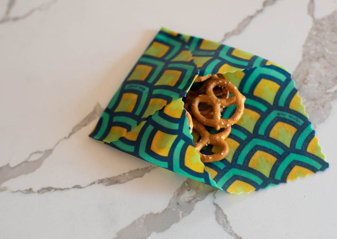 Beeswax Food Wrap - Scales Print