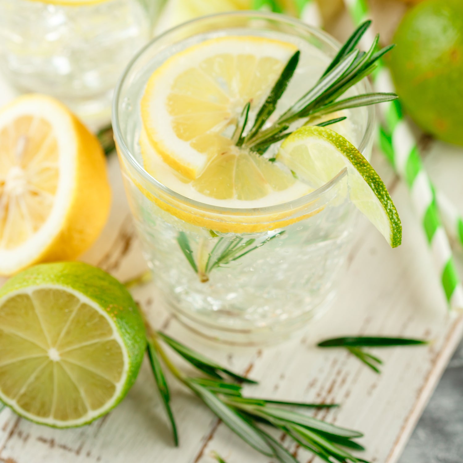 Citrus & Rosemary Spritzer (Cocktail or Mocktail)