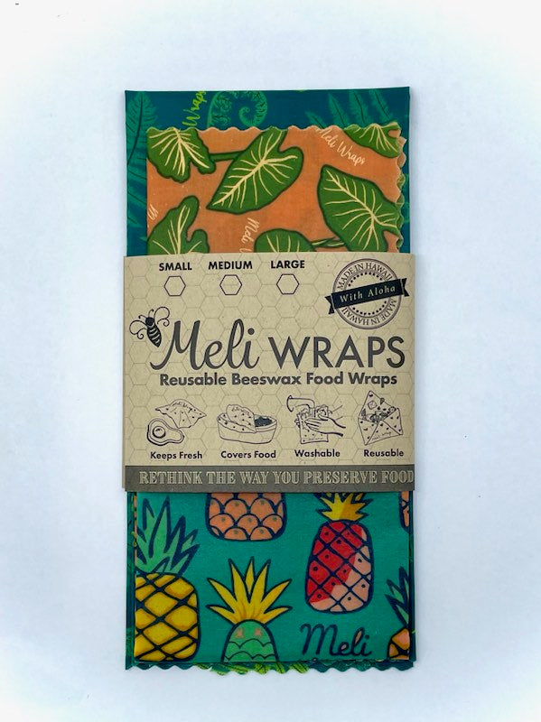 Beeswax Wrap Variety Pack - Hawaiiana Print