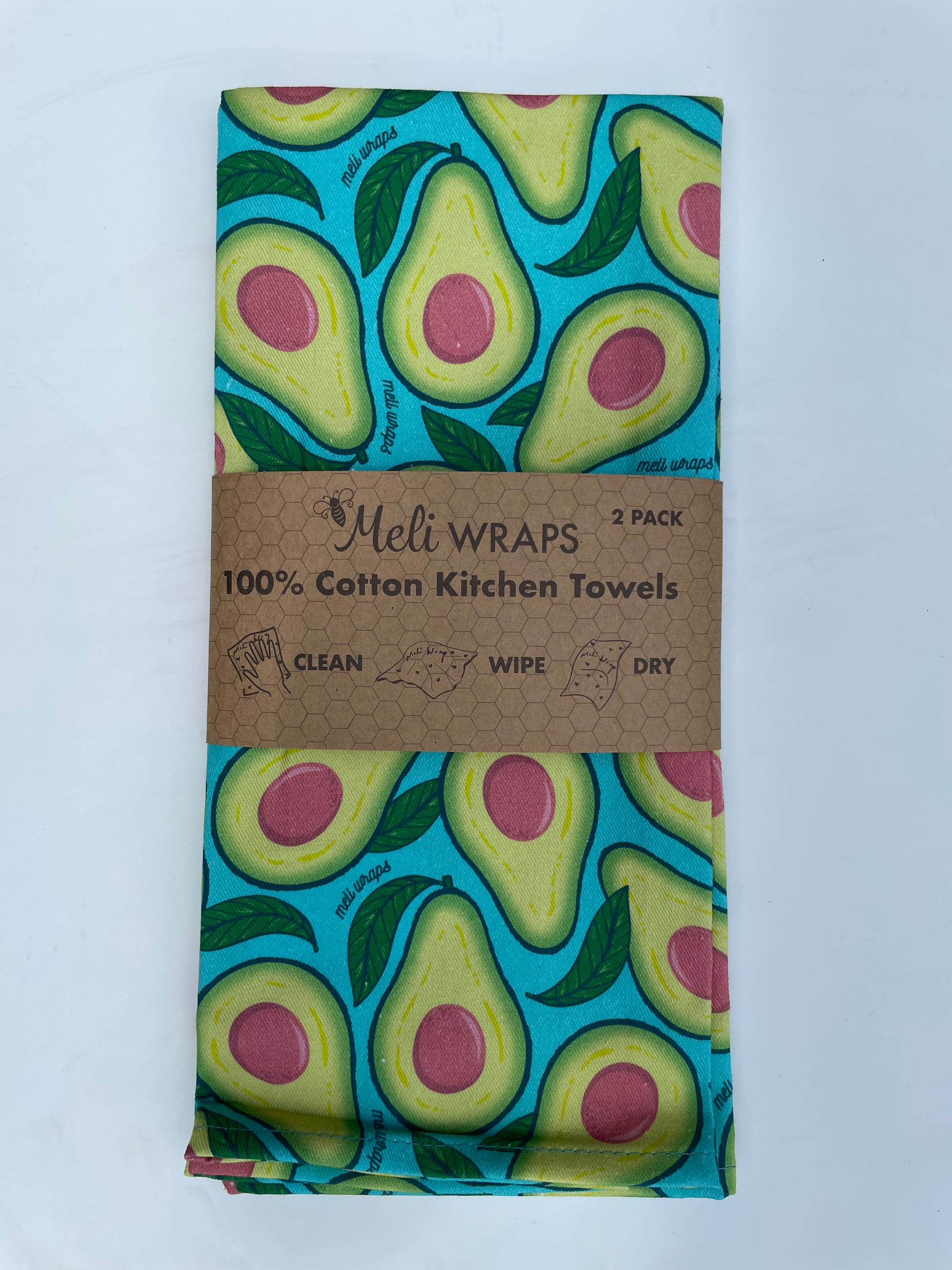 Avocado Kitchen Towel Set of 2 100% Cotton