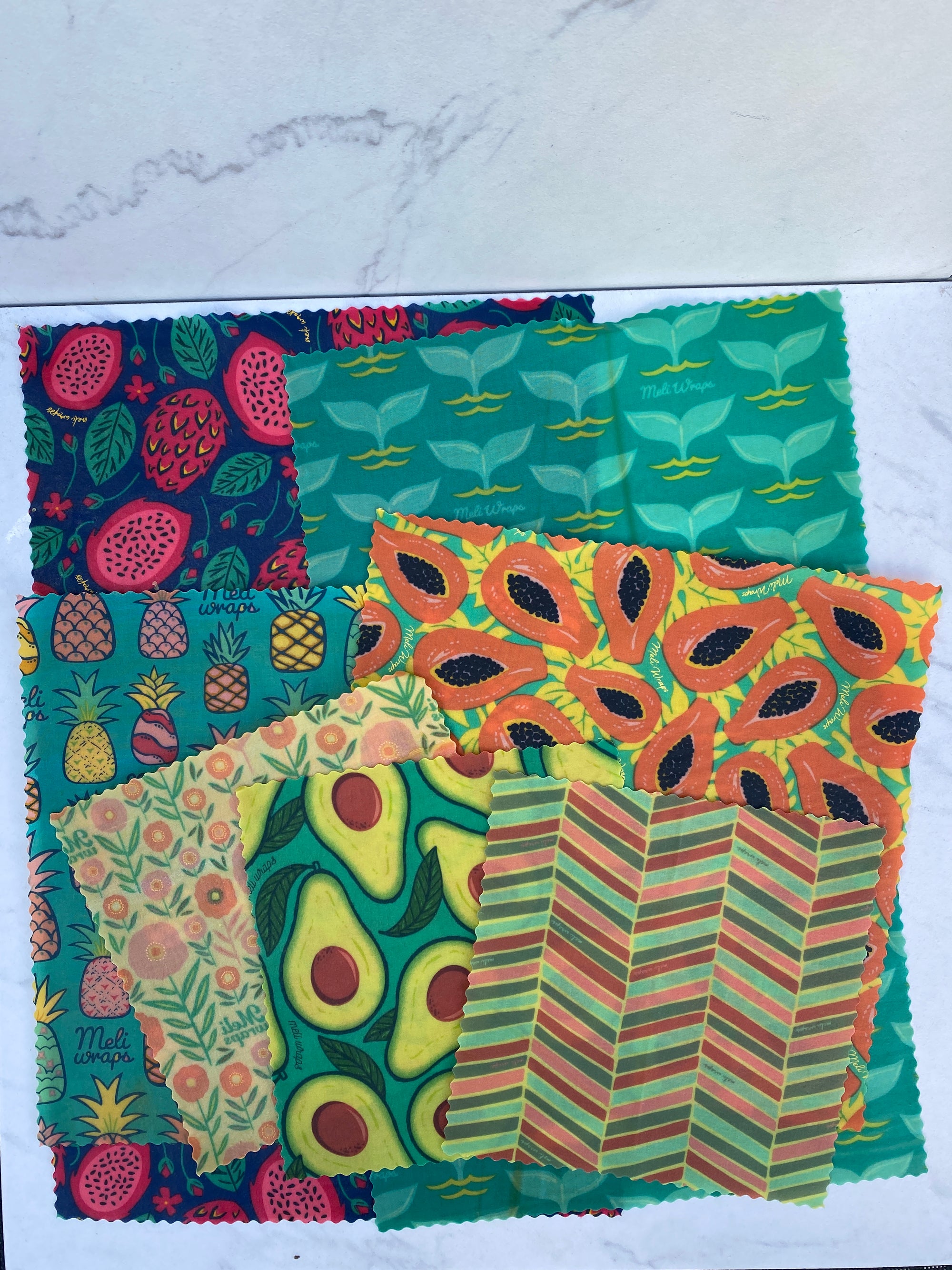 Mystery Prints "Ugly Duckling" Wraps -  Pack of 12 single small Factory Seconds