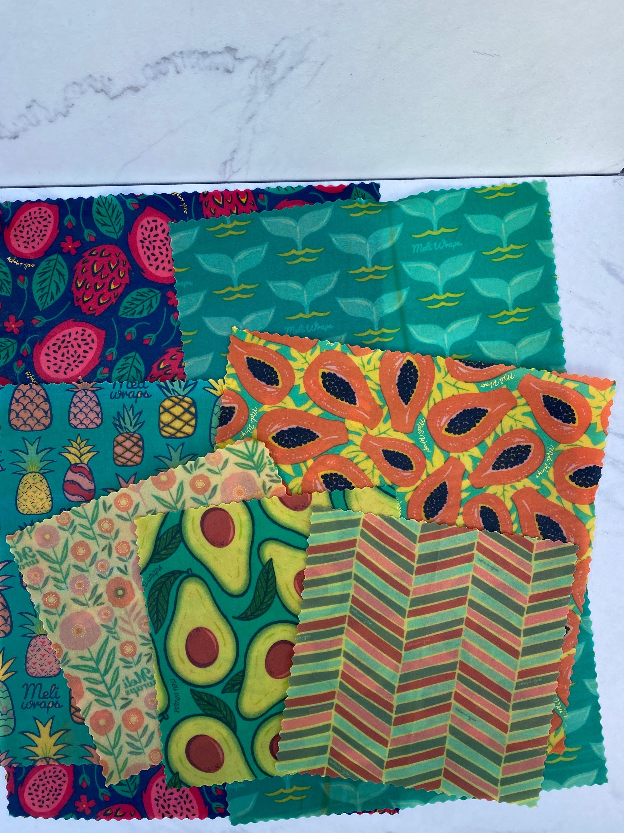 Mystery Prints "Ugly Duckling" Wraps -  Pack of 12 single small Factory Seconds