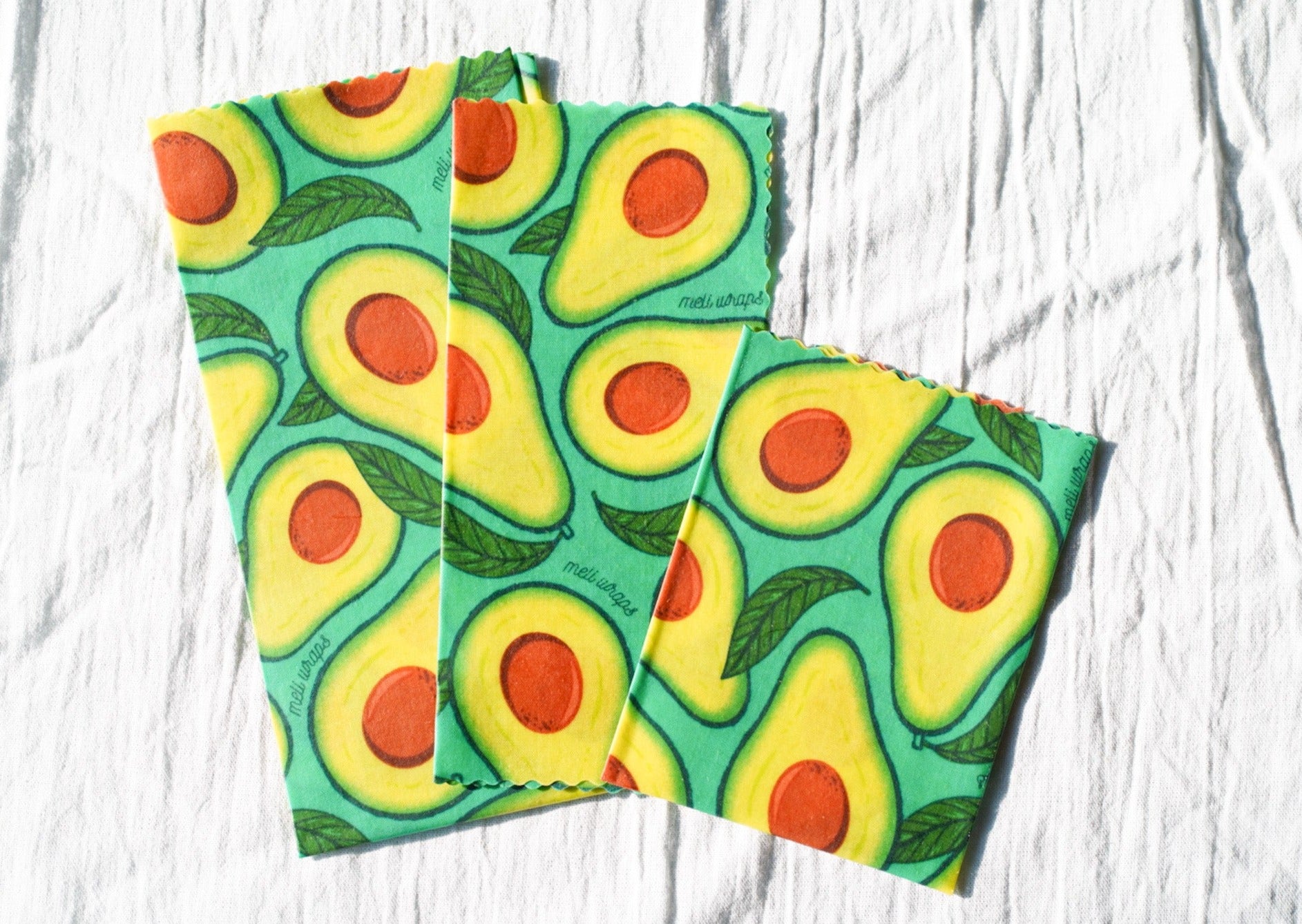 Beeswax Food Wrap - Avocado Print