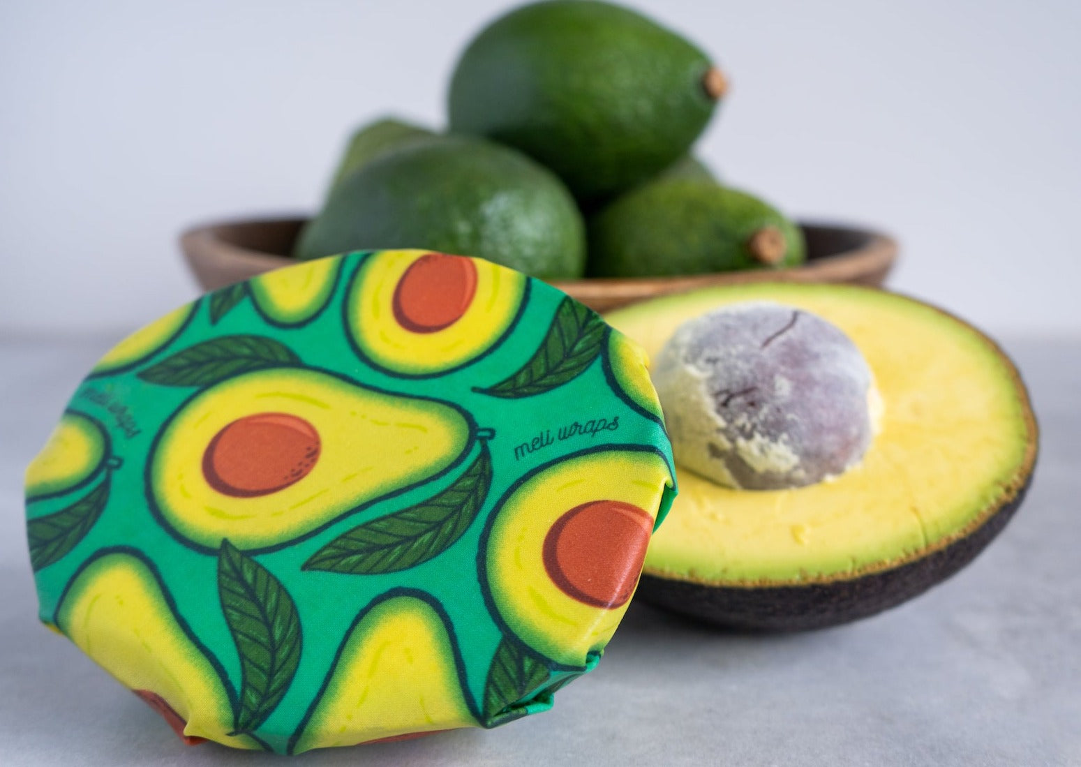 Beeswax Food Wrap - Avocado Print