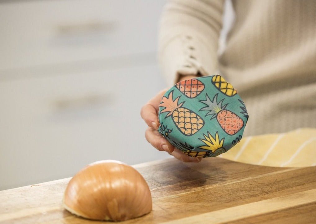Beeswax Food Wrap - Pineapple Print