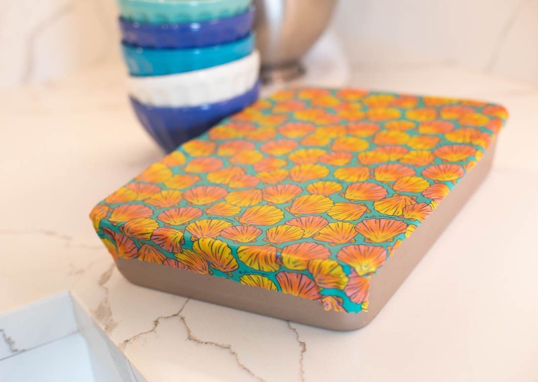 Beeswax Wrap Bulk Roll - Avocado Print - Meli Wraps