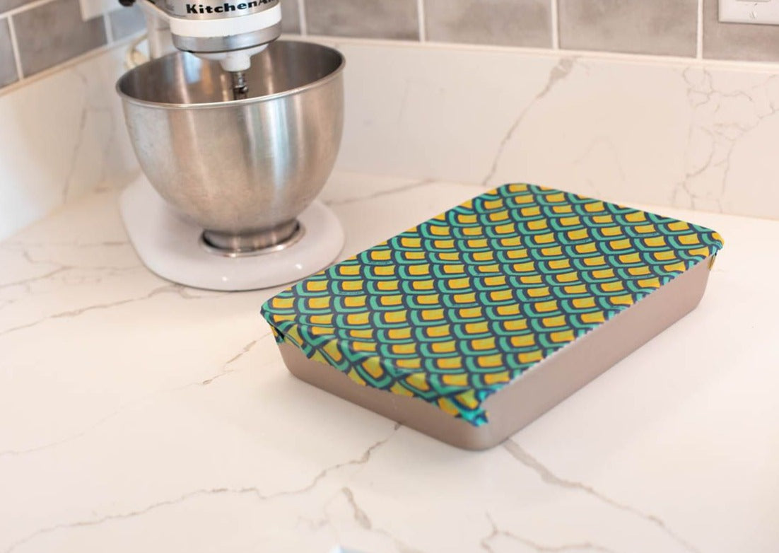 Beeswax Wrap Bulk Roll - Scales Print