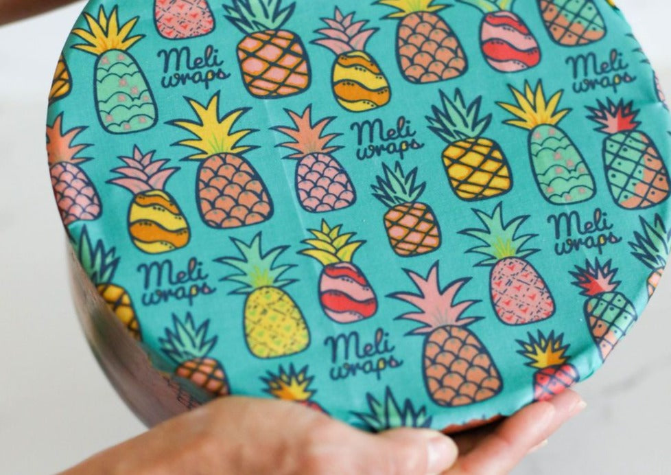 Beeswax Wrap Bulk Roll - Pineapple Print
