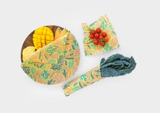 Beeswax Food Wrap - Reef Print