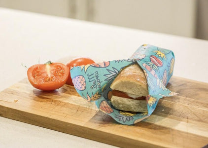 Meli Wraps Beeswax Wraps Reusable Food Wrap Alternative to Plastic Wrap. Certified Organic Cotton