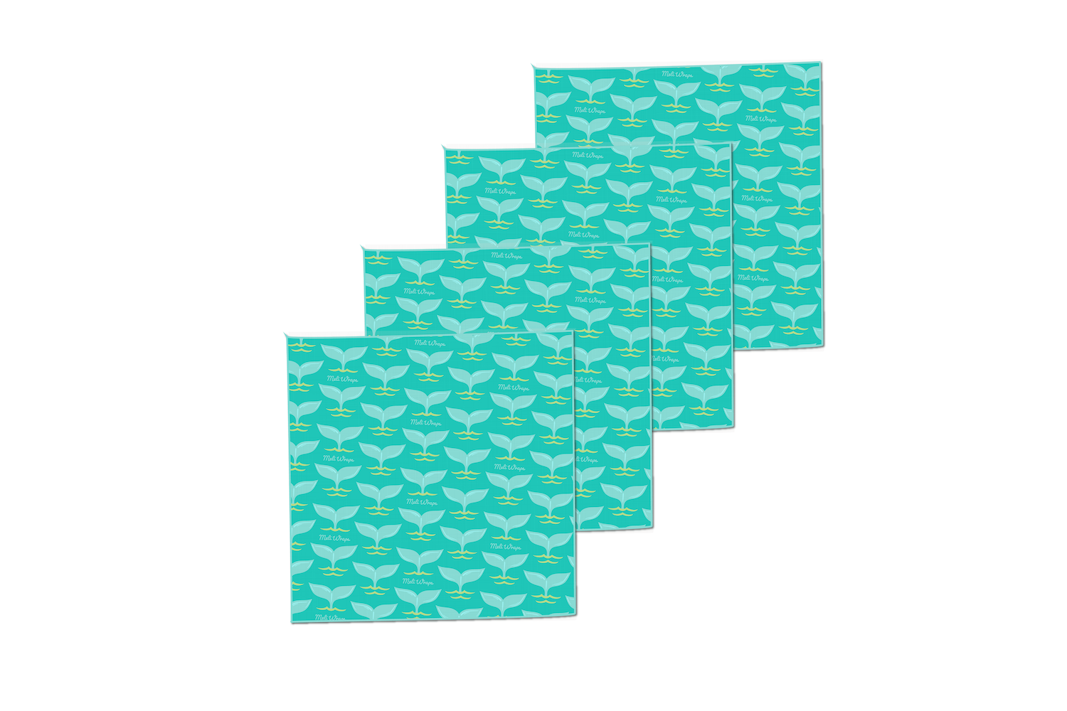 Meli Wraps Organic Cotton Reusable  Napkin - Tails Print